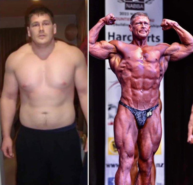 Massive transformation man